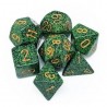 Chessex Speckled Polyhedral 7-Die Set - Golden Recon